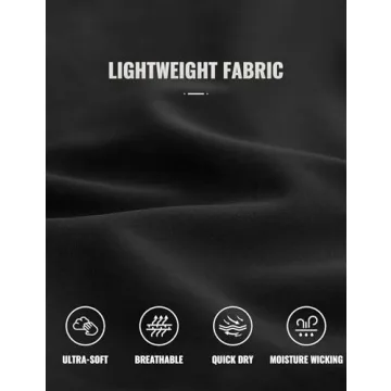 CRZ YOGA Men's Linerless Workout Shorts - Quick Dry Gym Shorts