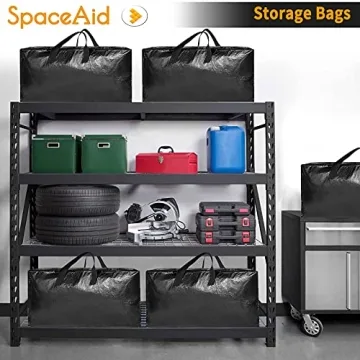 SpaceAid Heavy Duty Moving Bags with Backpack Straps and Storage Totes