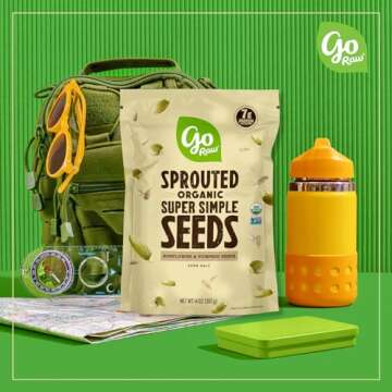 Go Raw , Sprouted Pumpkin and Sunflower Seed Mix| Keto | Vegan | Gluten Free Snacks | Organic | Supe...