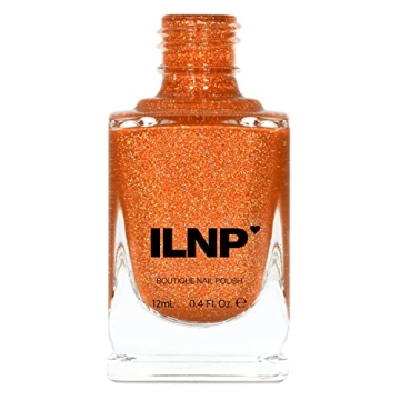 ILNP Euphoria - Vibrant Orange Holographic Jelly Nail Polish