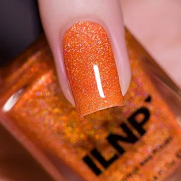 ILNP Euphoria Vibrant Orange Holographic Nail Polish
