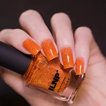 ILNP Euphoria Vibrant Orange Holographic Nail Polish