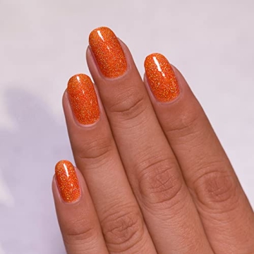 ILNP Euphoria Vibrant Orange Holographic Nail Polish