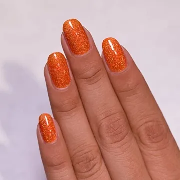 ILNP Euphoria Vibrant Orange Holographic Nail Polish