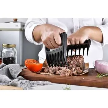 Gerior Meat Shredder Claws for Shredding Pulled Pork, Chicken - Bear BBQ Tool - Large