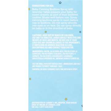 Zarbee's Baby Sleep Spray; Calming Bedtime Spray with Natural Lavender and Chamomile to Help Infant Nighttime Routine; 2oz Bottle (Pack of 2)