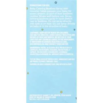 Zarbee's Baby Sleep Spray; Calming Bedtime Spray with Natural Lavender and Chamomile to Help Infant Nighttime Routine; 2oz Bottle (Pack of 2)