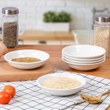 Eisinly 6 Pack Dip Bowls for Stylish Serving