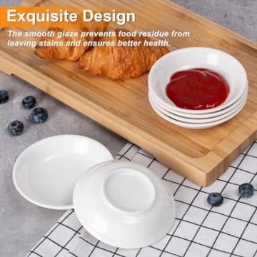 Eisinly 6 Pack Dip Bowls for Stylish Serving