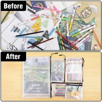 20pcs Multisize Mesh Zipper Pouch by YOPCDJ