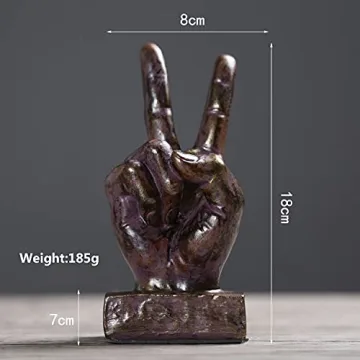 Creative Abstract Hand Gesture Sculpture for Your Home