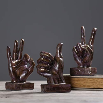 Creative Abstract Hand Gesture Sculpture for Your Home
