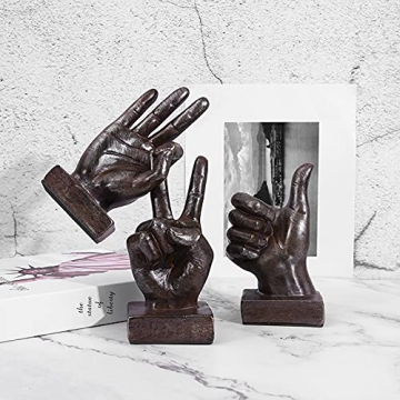 Creative Abstract Hand Gesture Sculpture for Your Home