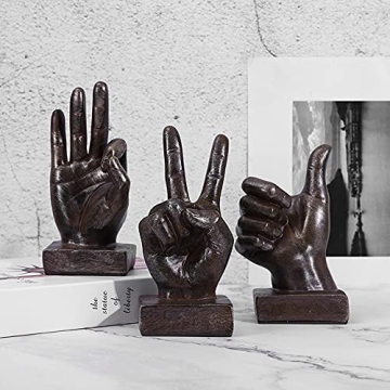 Creative Abstract Hand Gesture Sculpture for Your Home