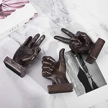 Creative Abstract Hand Gesture Sculpture for Your Home