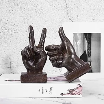 Creative Abstract Hand Gesture Sculpture for Your Home