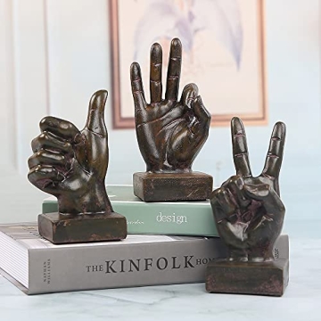 Creative Abstract Hand Gesture Sculpture for Your Home