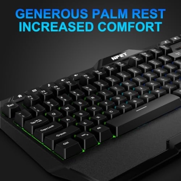 NPET K32 Wireless Gaming Keyboard with RGB Backlighting