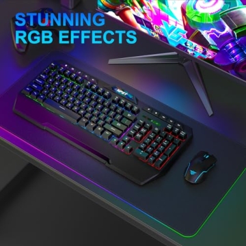 NPET K32 Wireless Gaming Keyboard with RGB Backlighting