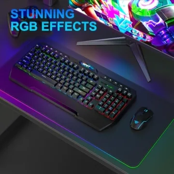 NPET K32 Wireless Gaming Keyboard with RGB Backlighting