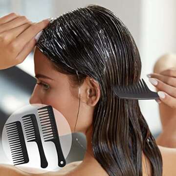 Detangling Combs Set for Wet and Dry Hair Care