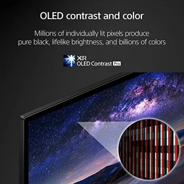 Sony OLED 77 inch BRAVIA XR A80L Series 4K Ultra HD TV: Smart Google TV with Dolby Vision HDR and Exclusive Gaming Features for The PlayStation® 5 XR77A80L- 2023 Model,Black