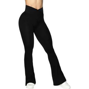 Sunzel High-Waisted Flare Leggings for Women