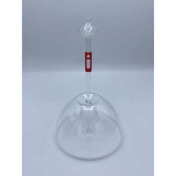 Glassic Gifts® Flat Bottom Goethe Weather Ball Barometer Wont TIP Over OR Spill!
