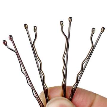 SWS 24pcs Brown Stocking Caps, Stretchy Nylon Wig Caps for Women, Skin Tone Stocking Cap Wig Caps with 35pcs Hair Clips