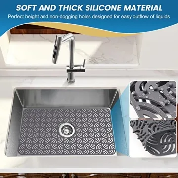 KUODIEOR Premium Silicone Sink Protector - Heat Resistant
