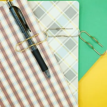 Multifunctional Pen Clips - Stylish Metal Clip Holders for Your Desk