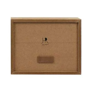 Hanna Roberts Card and Adventure Fund Wood Box with World Map and Plane Design for Weddings, Birthdays, Graduations, Baby and Bridal Showers, 9" x 5.5" x 7", Adventure Fund