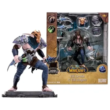 McFarlane Toys World of Warcraft – Rare Night Elf Druid/Rogue 1:12 Posed Figure