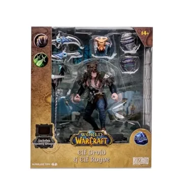 McFarlane Toys World of Warcraft Elf: Druid/Rogue Figure