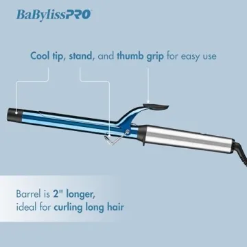 BaBylissPRO Nano Titanium Curling Iron for Long Hair