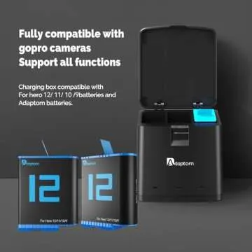 TELESIN Hero 12 Battery Pack & Quick Charger