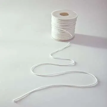 EricX Light 200 Foot Braided Candle Wick for DIY