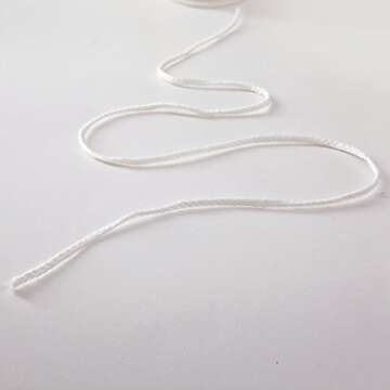 EricX Light 200 Foot Braided Candle Wick for DIY