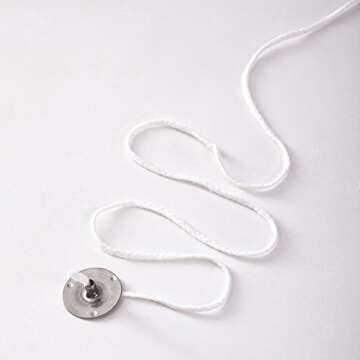 EricX Light 200 Foot Braided Candle Wick for DIY