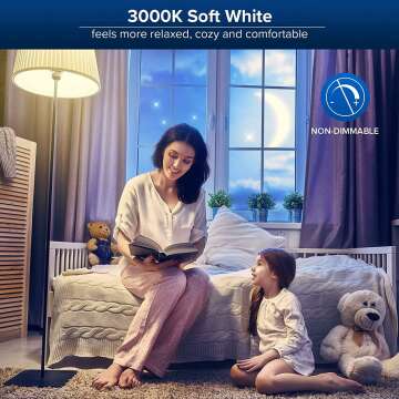 SANSI LED Light Bulbs: 100W Equivalent, 1600 Lumens