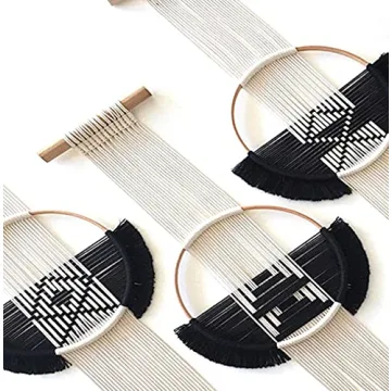 Flber Macrame Wall Hanging 3Pcs Handmade Boho Decor