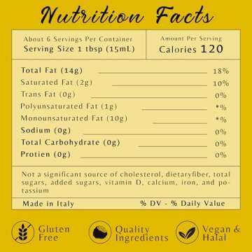 Luca's Truffles White Truffle Oil Infused - Premium Italian Extra Virgin Olive Oil - Non-GMO, Gluten-Free, Gourmet Oil for Cooking & Seasoning, 3.38 fl. oz (100 ml)