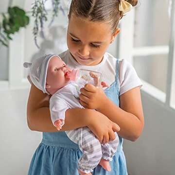 15" Realistic Soft Body Baby Doll - Perfect for Kids 2+