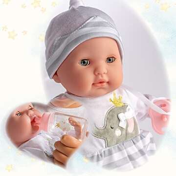 15" Realistic Soft Body Baby Doll - Perfect for Kids 2+