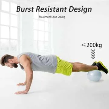 FITMIND 10-Inch Pilates Ball for Yoga and Fitness Core Strength