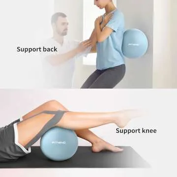 FITMIND 10-Inch Pilates Ball for Yoga and Fitness Core Strength