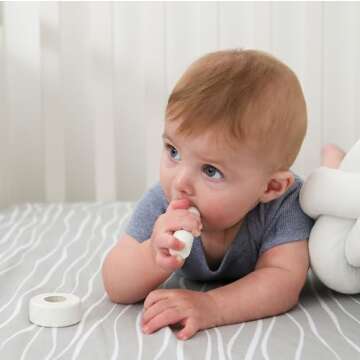 Soft Jersey Cotton Crib Sheet Set for Babies - Gray