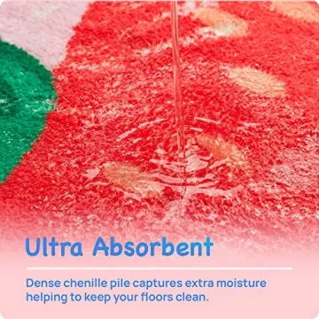 Snack Break Cute Strawberry Milk Rug Soft Durable Design