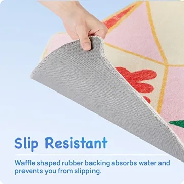 Snack Break Cute Strawberry Milk Rug Soft Durable Design