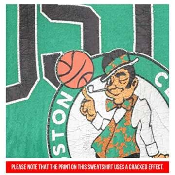 Ultra Game Women’s NBA Oversized Pullover Sweatshirt